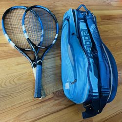 Babolat Tennis Bag, Babolat 2 Rackets    