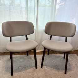 Calligaris Italian Dining Chairs (Pair) – Upholstered | Modern Designer