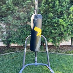 2 Punching Bags Stand Included