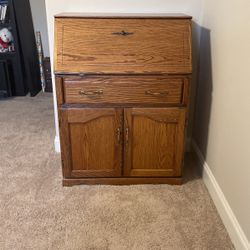 Oak Secretary Desk