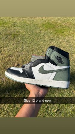 Jordan 1 clay green size 12