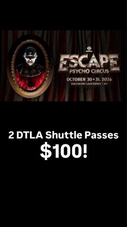 Escape Halloween Rave Shuttle Passes