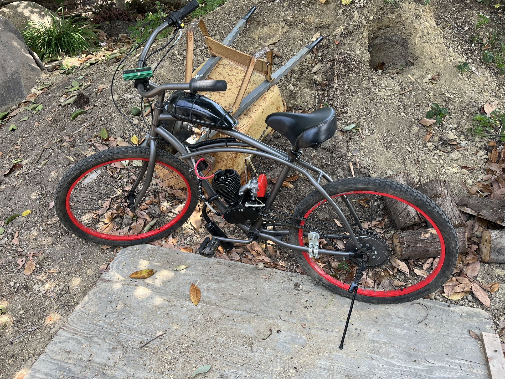 Rebuilt Gas Beach Cruiser Bike
