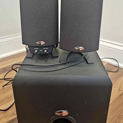 Klipsch ProMedia 2.1 Lucasfilm THX Wired Computer Speaker Subwoofer Audio System