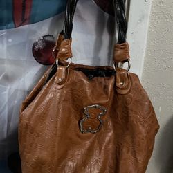 Brown Embossed Women’s Bag