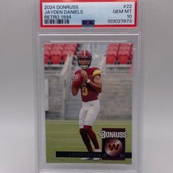 Jayden Daniels Retro PSA 10 - $30