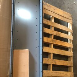 52 in wide 3 drawers shelving unit w hardware 225$  