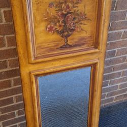 Vintage Mirror With Painting 