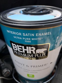 Interior Paint Water Base satin one gallon