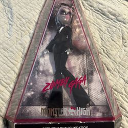 Monster High Zomby Lady Gaga Born This Way Foundation Zombie NIB Collector Doll