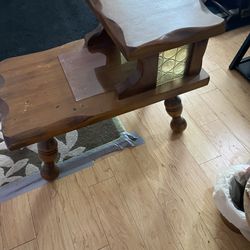 Maple Sturdy Oak End Table