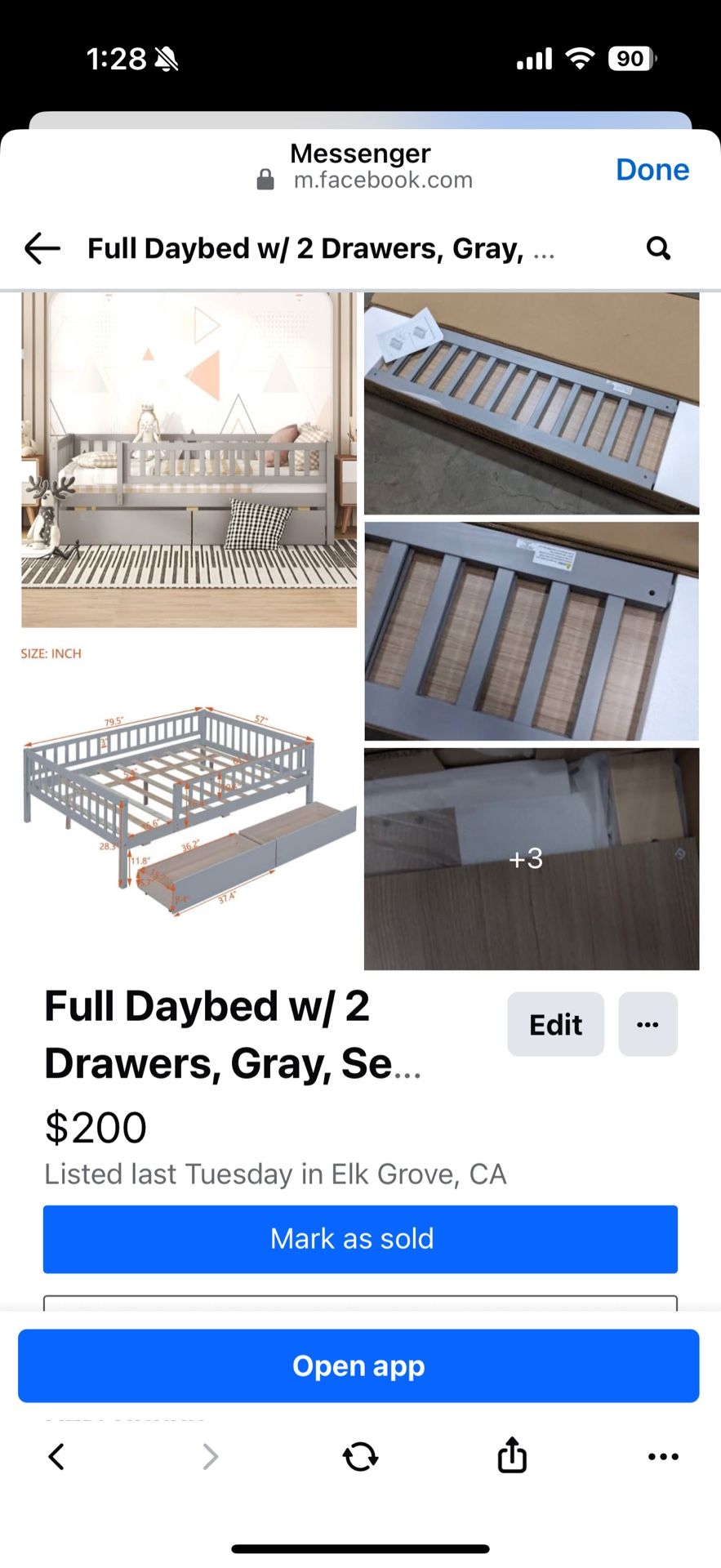 New Full Size Daybed 