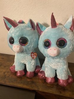 Large TY  Blue Unicorn 