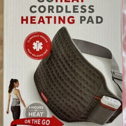 CORDLESS HEATING PAD - New, Never Used