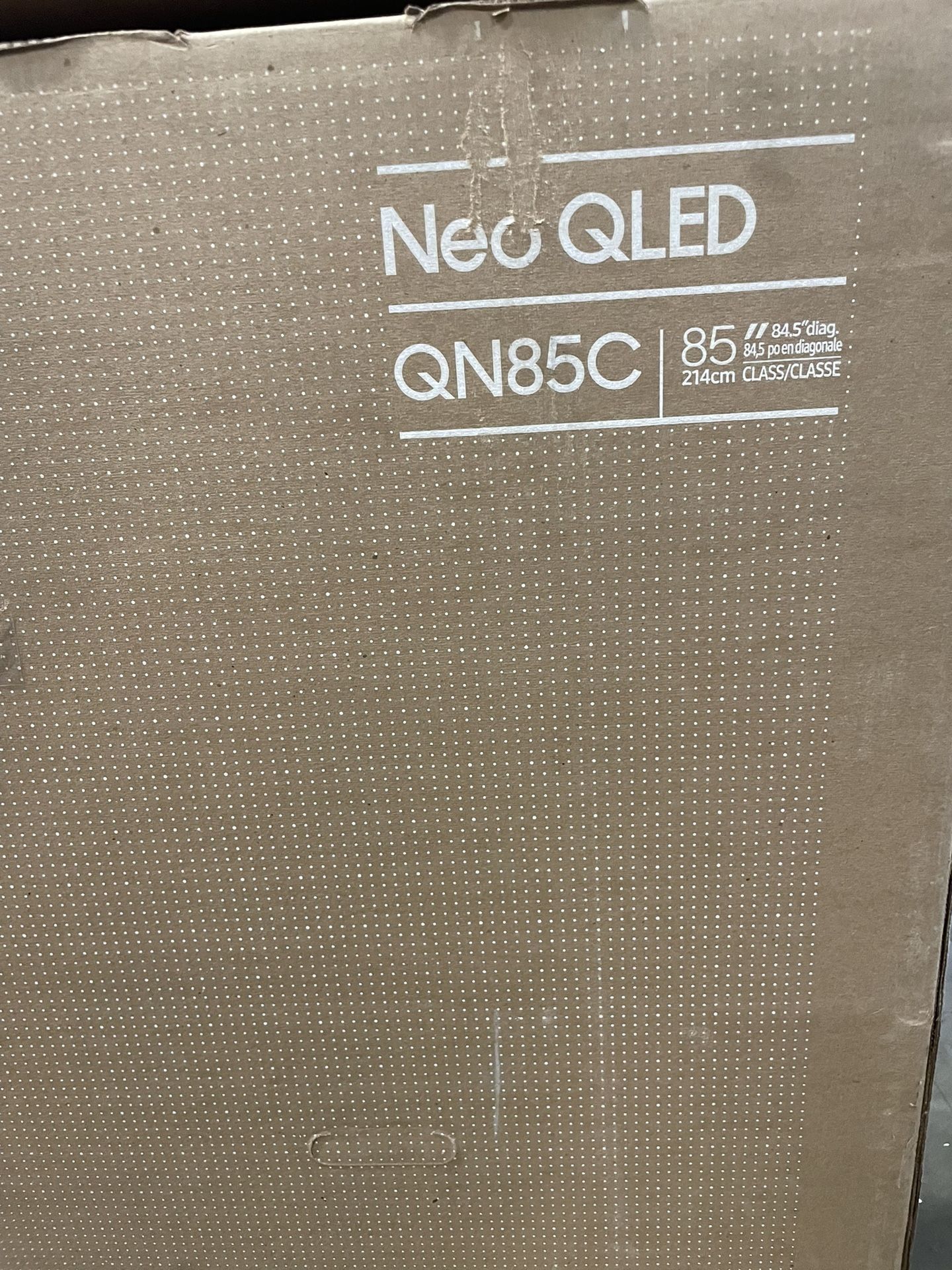 SAMSUNG 85-Inch Class Neo QLED 4K QN85C Series Neo Quantum HDR+, Dolby Atmos, Object Tracking Sound+, Anti-Glare, Gaming Hub, Q-Symphony, Smart TV wit