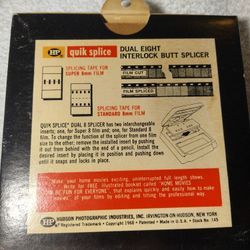 HIP 1968 8mm Film Slicer