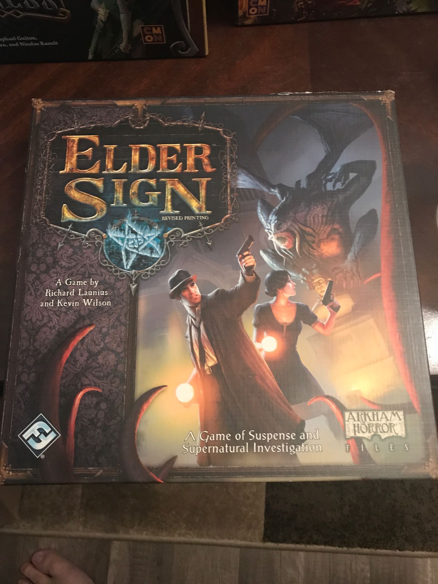Elder signs board game (fantasy flight)