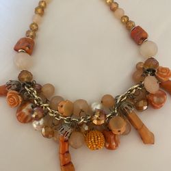 Orange Necklace 