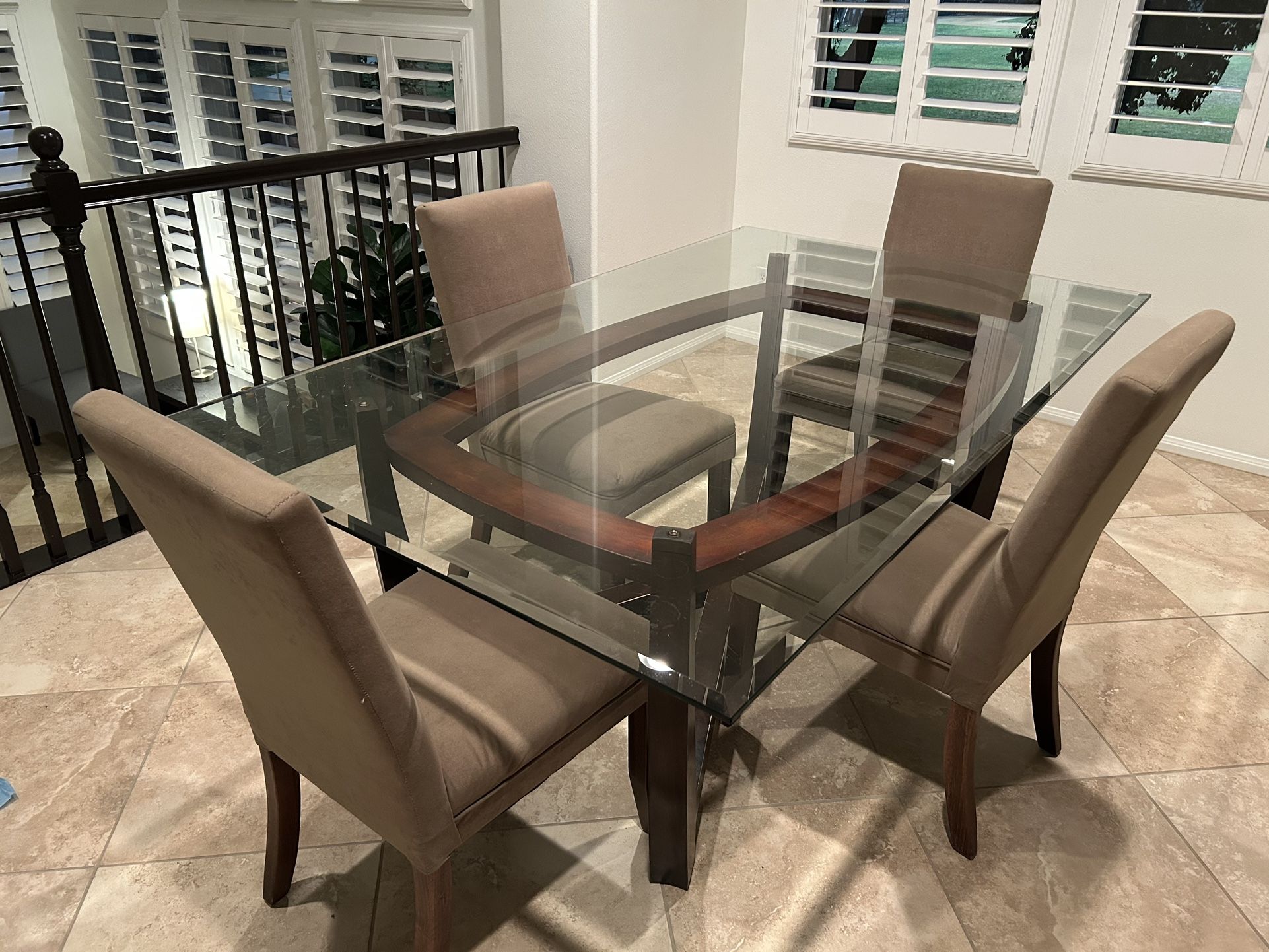 Glass Kitchen Table