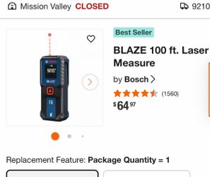 Bosch BLAZE Laser Distance Measure (medidor láser de distancia