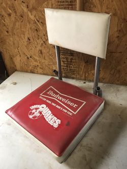 Budweiser stadium cushion