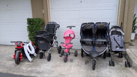 Strollers and motorized Kids Trike