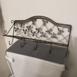 Decor Shelve  With Hanging Hooks 