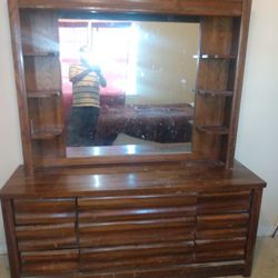 Dresser With The Mirror