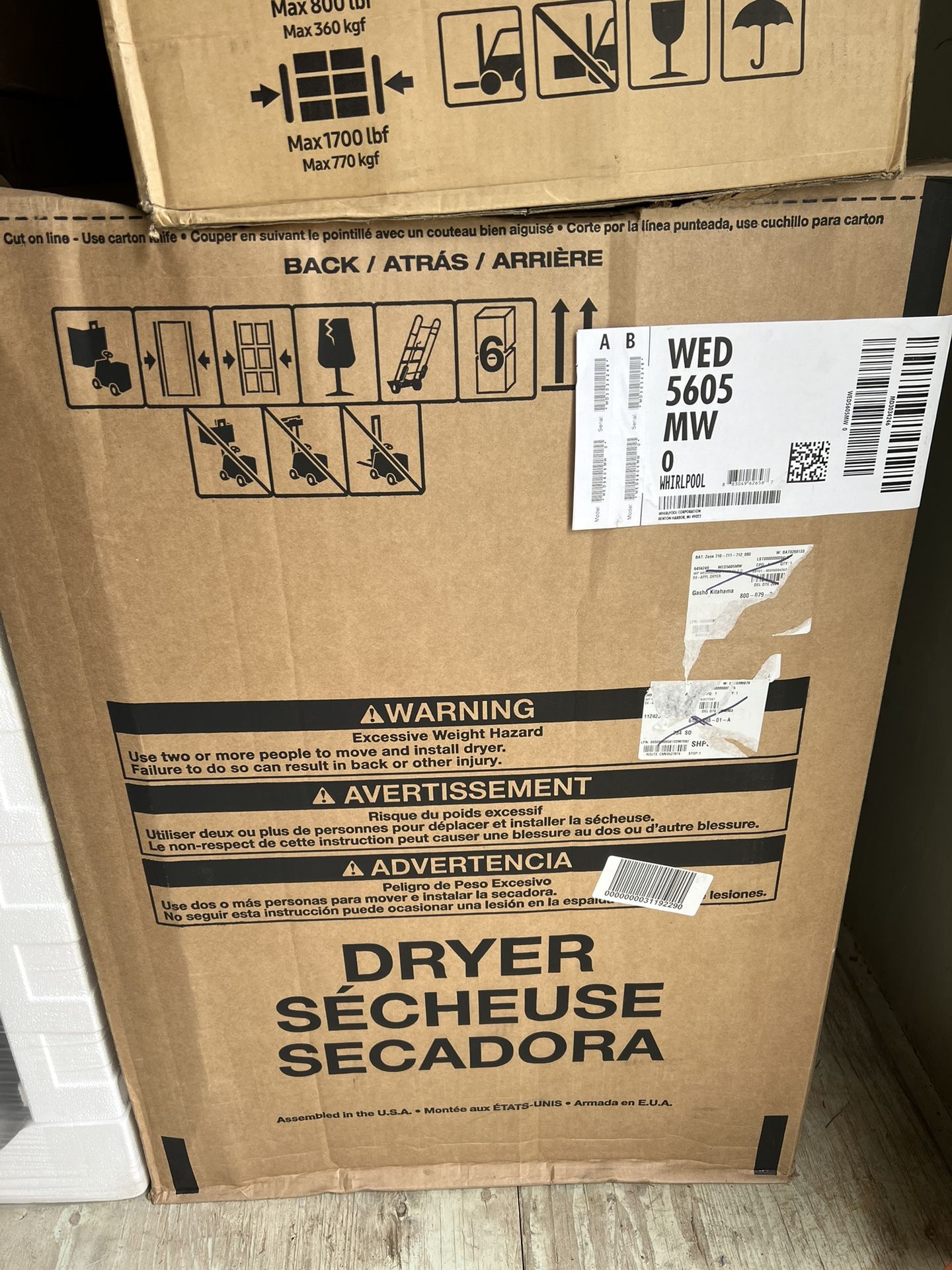 Dryer (Electric) - Whirlpool