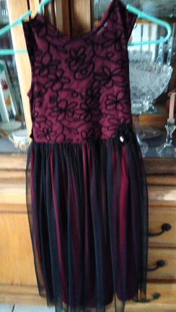 Beautiful maroon Party/holiday dress.