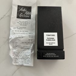 Tom Ford Fucking Fabulous 3.4 oz Unisex Eau de Parfum - **COMES WITH RECEIPT**