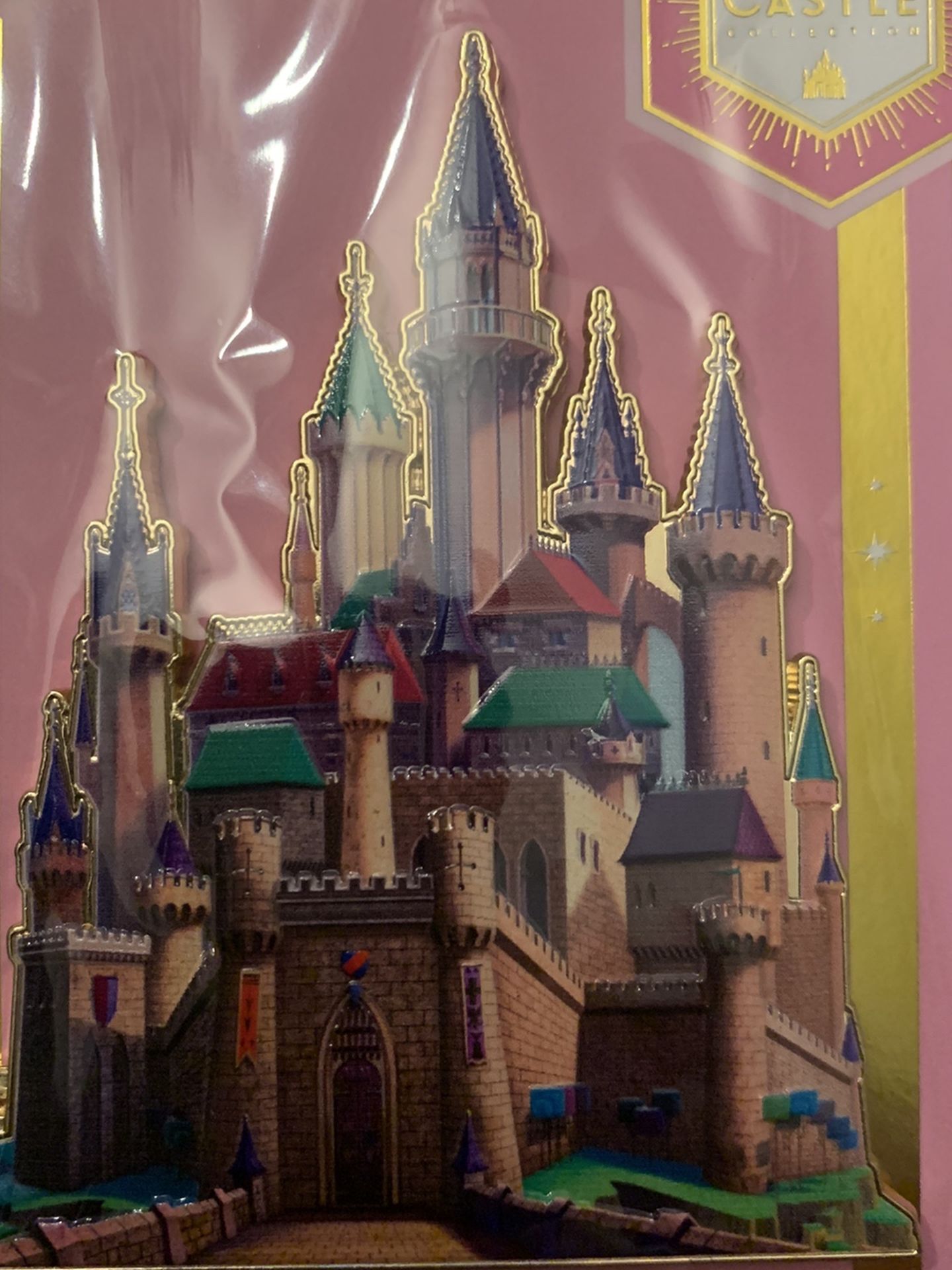 Disney Castle Collection Aurora Sleeping Beauty Castle Pin