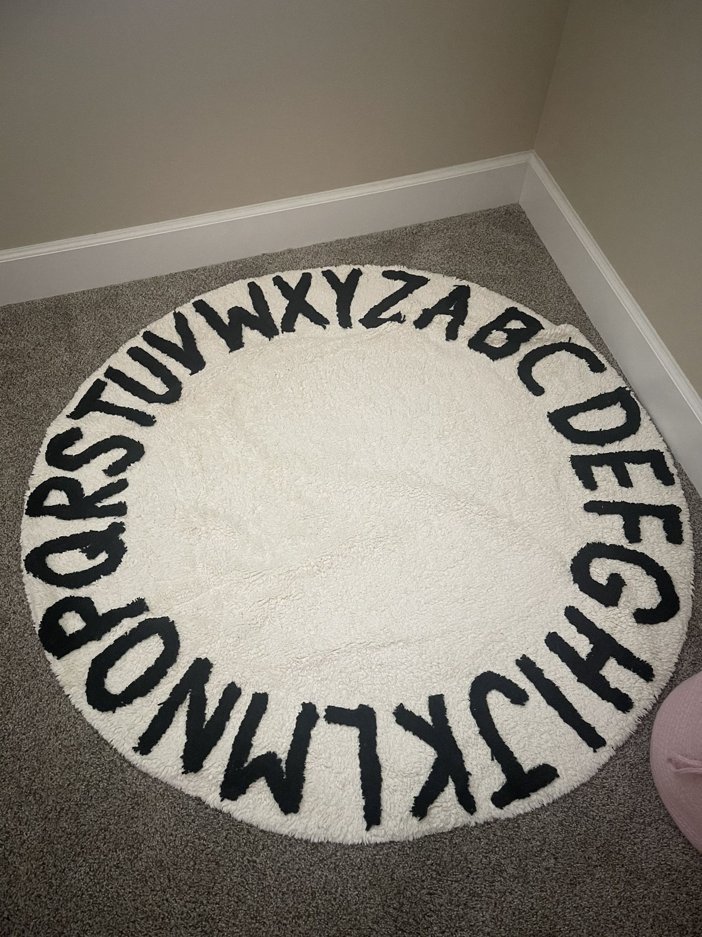 ABC Circle Rug 47inches