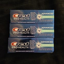 $6 For All Three Crest Pro-health Advanced Gum Protection Toothpaste 3.5oz