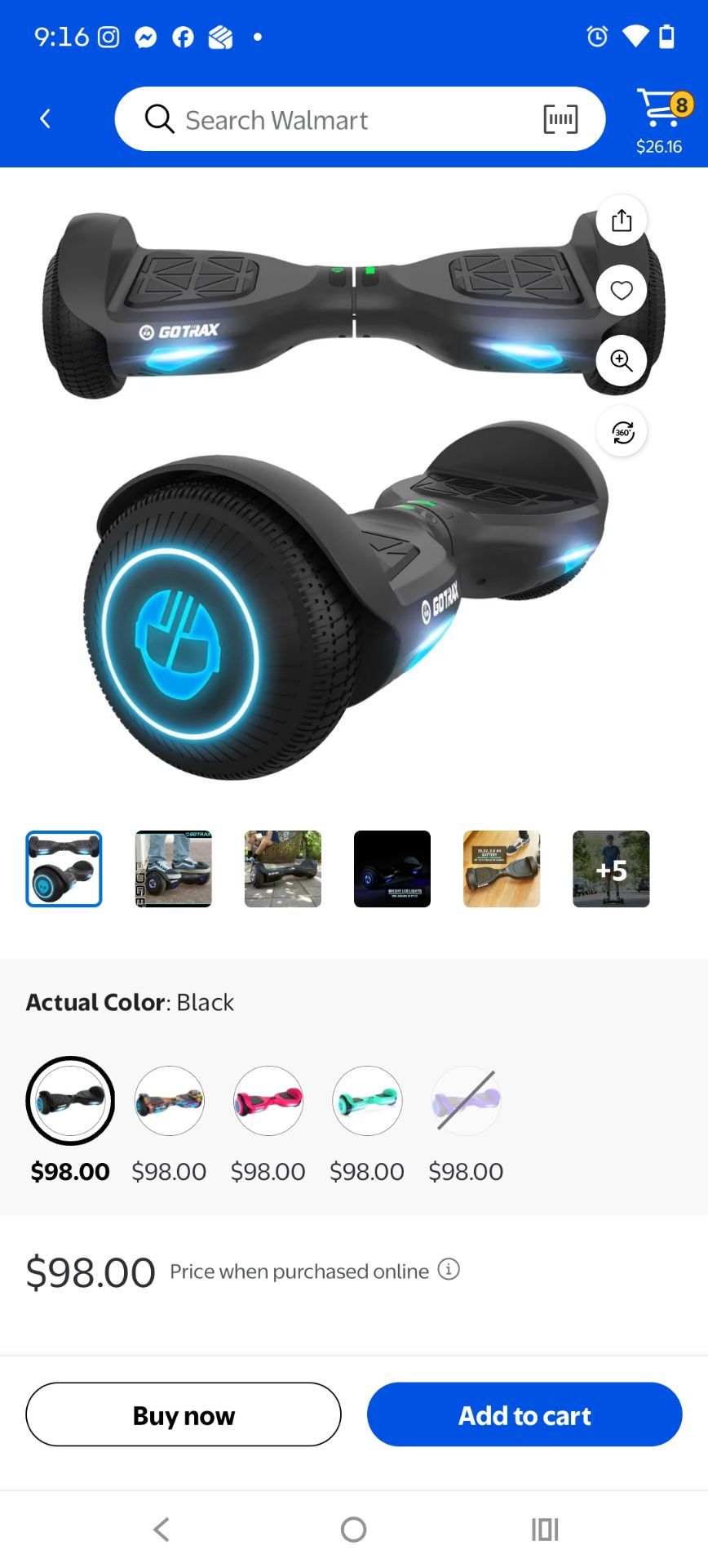 Gotrax edge hoverboard