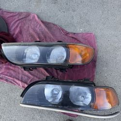 "BMW E39 5 Series Headlights Pair 1(contact info removed) OEM Style DEPO Left & Right"