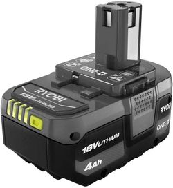 RYOBI  18 Volt 4 Ah Lithium Ion battery One + System 