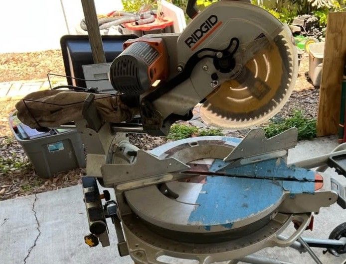 12" Rigid Mitter Saw, Shop Saw