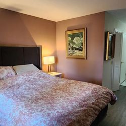 Alderwood California Queen Upholstered Panel Bed Charcoal Grey
