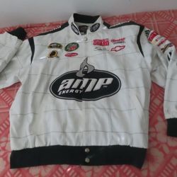 CHASE AUTHENTICS DRIVERS LINE AMP ENERGY DALE EARNHARDT JR CREW JACKET 2XL flaw