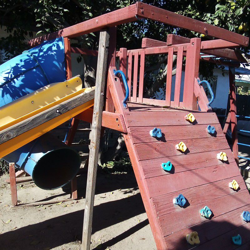 Heavy Duty Wooden Playground Set