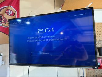 PlayStation 4 & 42” Vizio Flat screen TV