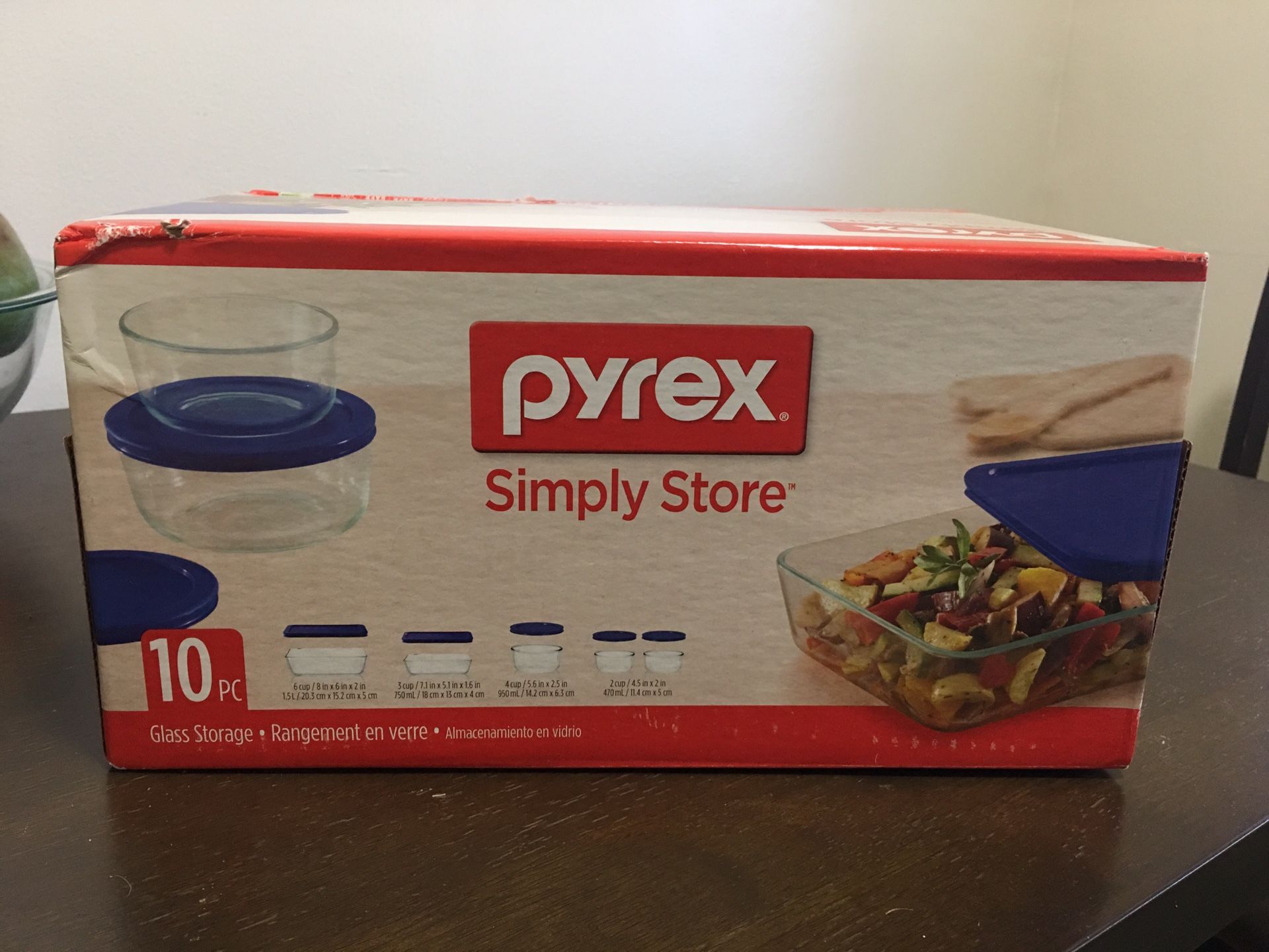 BRAND NEW Pyrex 10 piece set meal prep $20 OBO