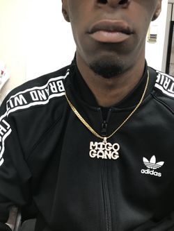 Iced out Migo gang pendant with chain
