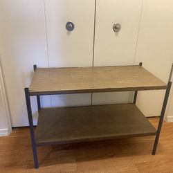 Vintage Industrial Metal Shelf