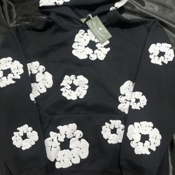 Denim Tear Hoodie - Color Black - Size Small - !SHIPPING AVAILABLE!