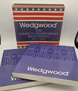 Limited Edition Wedgwood American Independence Bicentennial Collector's Plate Set COMPLETE