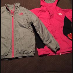 The North Face 2 In 1 Jacket Size Small 7/8 Kids 