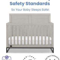 Simmons baby Crib in  Gray Brand New in the Box 