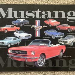 Mustang Metal Sign 